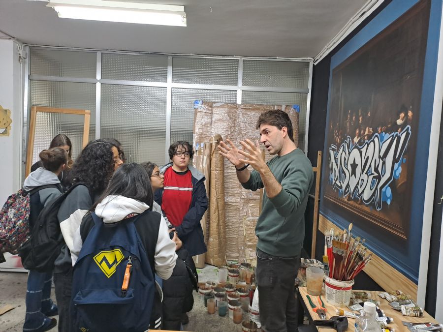 Irteera Kepa Garraza artistaren estudiora eta Bilborte arte zentrora