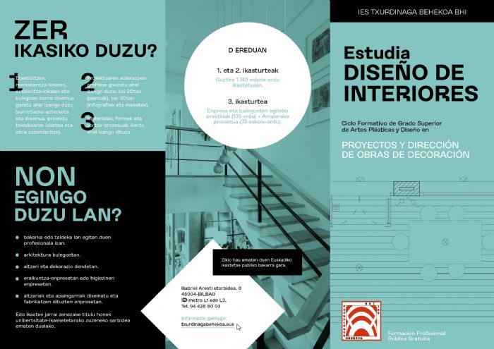 ABIERTO PROCESO ADMISION PARA EL CICLO DE DECORACIÓN